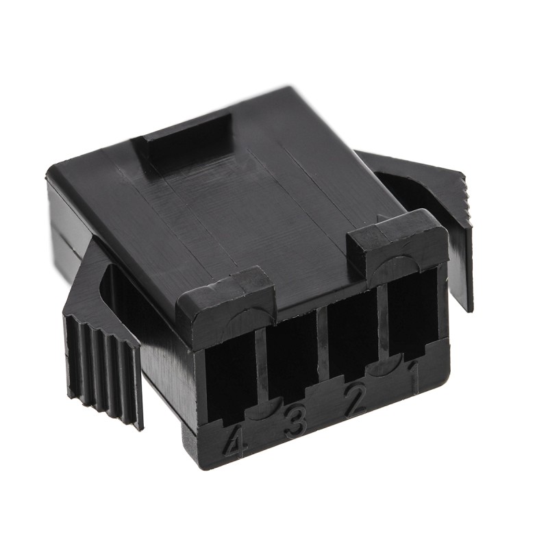 10 pcs - JST Male Connector Housing, 4 Way, 1 Row