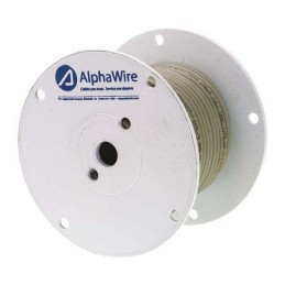 1 Reel of 30 M - Alpha Wire Multicore Industrial Cable, 0.38 mm², 2 Cores, 22 AWG, Screened, 30m, Grey Sheath