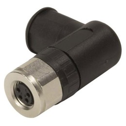 1 pcs - HARTING Circular Connector, 4 Contacts, Cable Mount, M8 Connector, Socket, Female, IP67, M8 Series