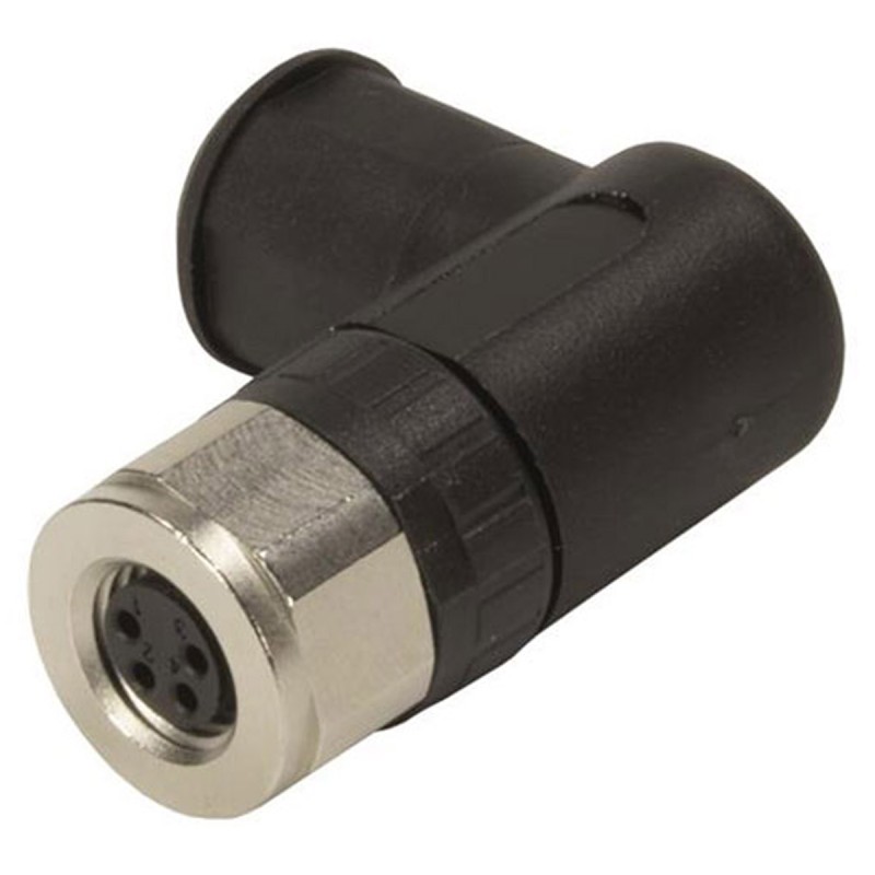 1 pcs - HARTING Circular Connector, 4 Contacts, Cable Mount, M8 Connector, Socket, Female, IP67, M8 Series