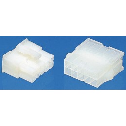 10 pcs - Molex, Mini-Fit Jr Male Connector Housing, 4.2mm Pitch, 5 Way, 1 Row