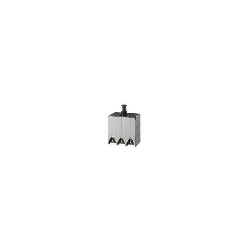 1 pcs : 5140-G133-J1M1-M6S0TN-50A - Circuit Breakers 50A 3P, Black Button w/o aux contact