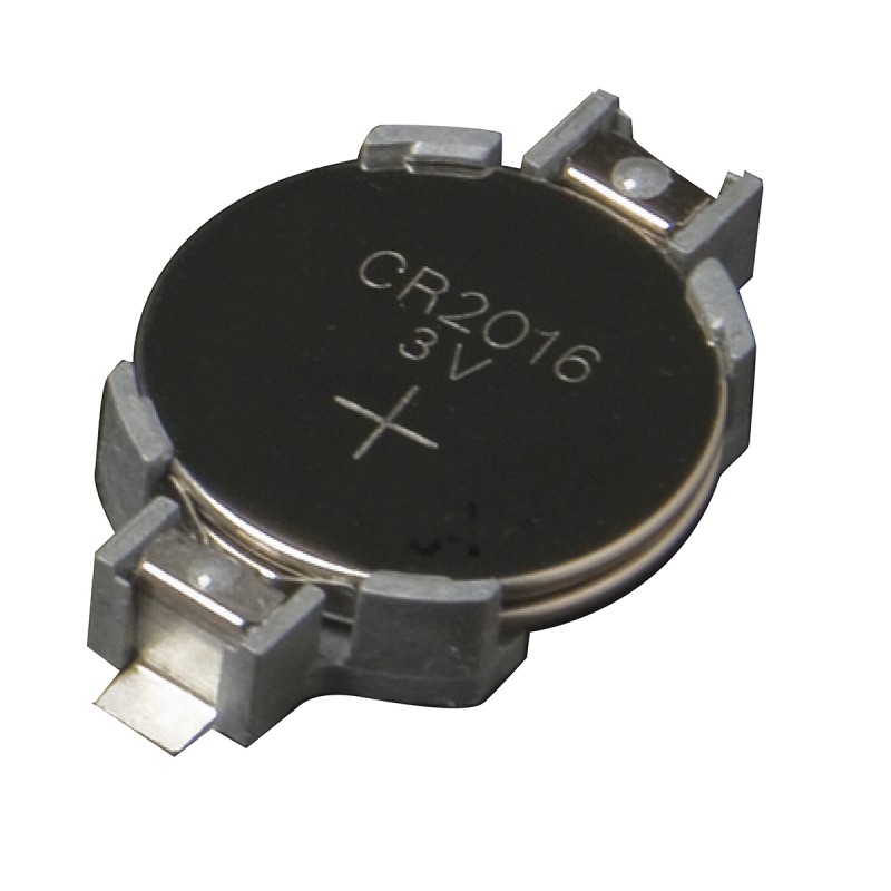 5 pcs - Takachi Electric Industrial CR2016 x 2 Battery Holder, Button Contact