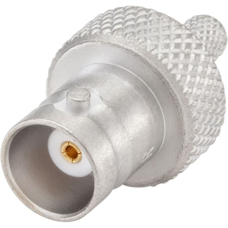 1 pcs - Rosenberger, jack Cable Mount BNC Connector, 50Ω, Crimp Termination, Straight Body