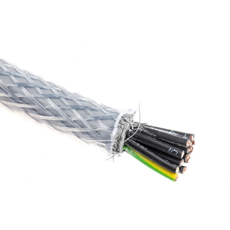 1 Reel of 50 M - RS PRO Control Cable, 12 Cores, 1 mm², SY, Screened, 50m, Transparent PVC Sheath