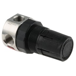 1 pcs - Parker G 1/4 Pneumatic Regulator - 0bar to 8.5bar, 1/4in, 20.7bar max. input