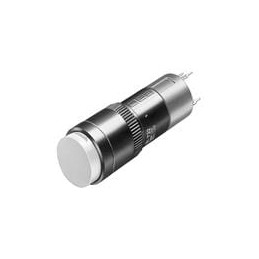 1 pcs : 01-030.002 - Industrial Panel Mount Indicators / Switch Indicators INDICATOR RNDND BLK QC