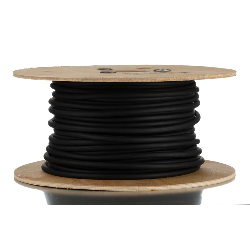 1 Reel of 50 M - Lapp Black 16 mm² Hook Up Wire, 5 AWG, 510/0.21 mm, 50m, Rubber Insulation