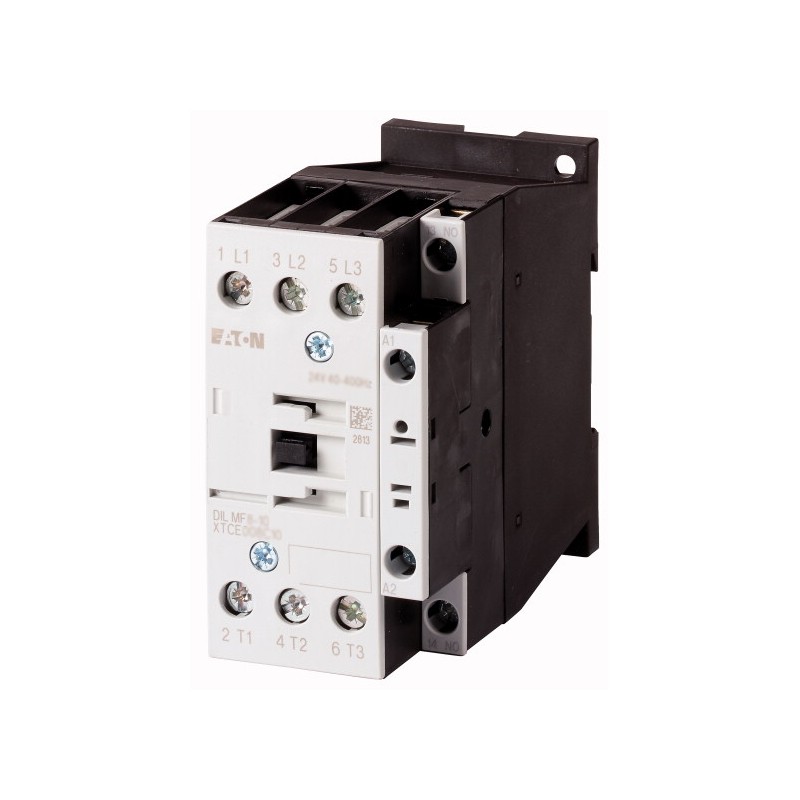 1 pcs - Eaton DILM Series Contactor, 220 V ac, 230 V dc Coil, 3-Pole, 6.5 kW, 1NC
