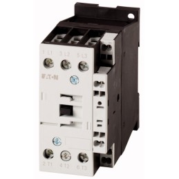 1 pcs - Eaton DILM Series Contactor, 220 V ac, 230 V dc Coil, 3-Pole, 3.5 kW, 1NC