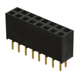 1 pcs - Samtec SSW Series Straight Through Hole Mount PCB Socket, 16-Contact, 2-Row, 2.54mm Pitch, Solder Termination