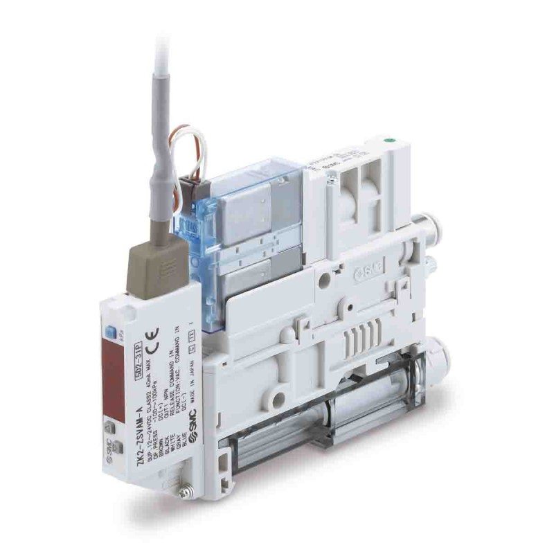 1 pcs - SMC Vacuum Generator, 10mm nozzle , -0.91bar 56L/min, ZK2A series