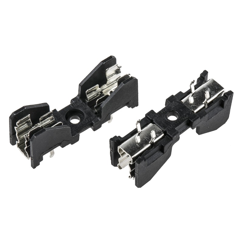 10 pcs - Schurter 10A PCB Mount Fuse Holder for 5 x 20 mm, 6.3 x 32 mm Fuse, 500V ac