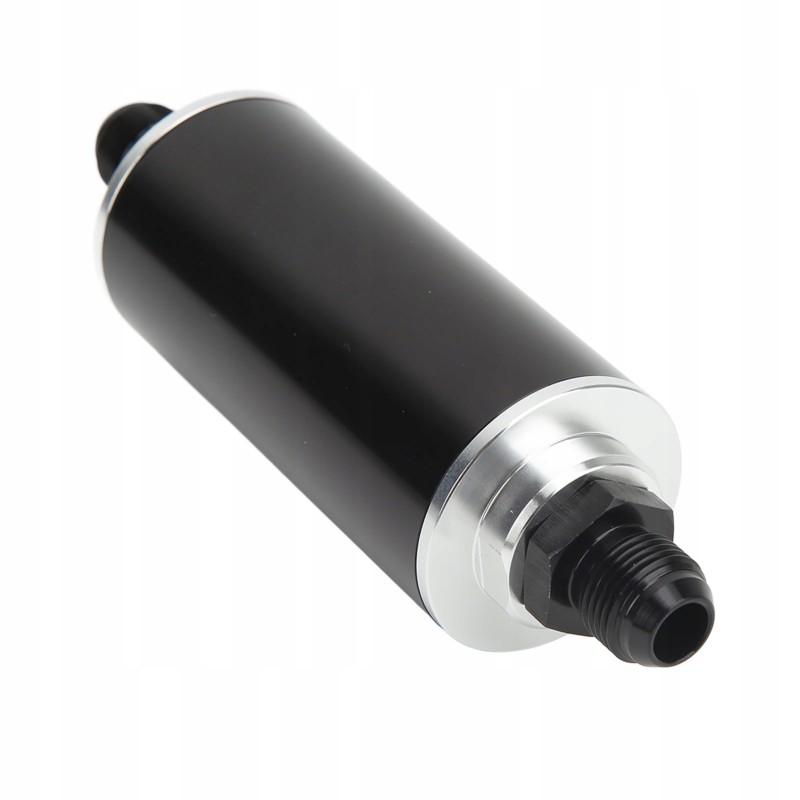 50mm aluminum fuel filter black with holder