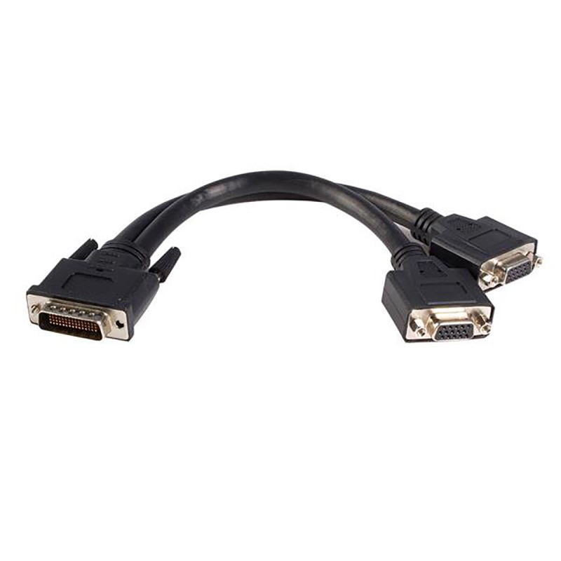 1 pcs - StarTech.com Male DMS-59 to Female VGA x 2 Cable, 203mm