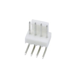 10 pcs - Molex KK 254 Series Right Angle Through Hole Pin Header, 4 Contact(s), 2.54mm Pitch, 1 Row(s), Unshrouded