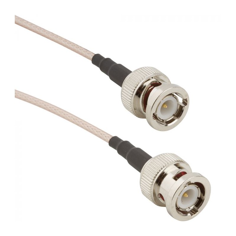 1 pcs - Amphenol RF Male BNC to Male BNC Coaxial Cable, RG316 Coaxial, Terminated