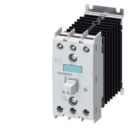 1 pcs - Siemens 3RF24 Series Solid State Relay, 20 A Load, DIN Rail Mount, 600 V Load