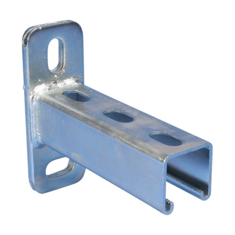 5 pcs - nVent CADDY Steel Slotted DIN Rail, A Compatible, 450mm x 45mm x 125mm