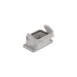 1 pcs : 09302060301 - Heavy Duty Power Connectors 6B Bulkhead Housing Single Lvr High Mate