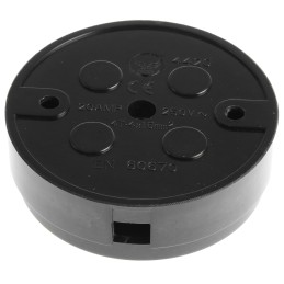 5 pcs - RS PRO Black Junction Box, 4 Terminals