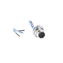 1 pcs : MPM12A05I12AR01 - Sensor Cables / Actuator Cables M12 5P ML BRSS/NKL REAR PG9 12 PIGTAIL