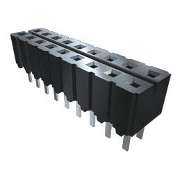 4 pcs - Samtec CES Series Straight Through Hole Mount PCB Socket, 50-Contact, 1-Row, 2.54mm Pitch, Solder Termination