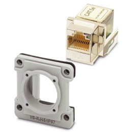 1 pcs - Phoenix Contact VS-08-A Series Ethernet Connector, Panel Mount