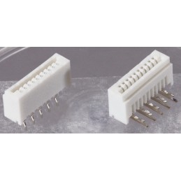 10 pcs - JST 1.25mm Pitch 20 Way Right Angle Female FPC Connector, LIF Bottom Contact