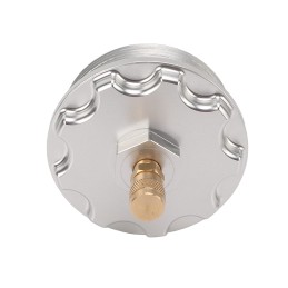 Fuel filter cap with pressure measurement port