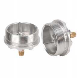 Fuel filter cap with pressure measurement port