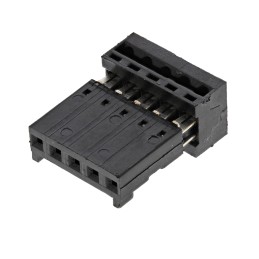 10 pcs - Stelvio Kontek 5-Way IDC Connector Socket for Cable Mount, 1-Row