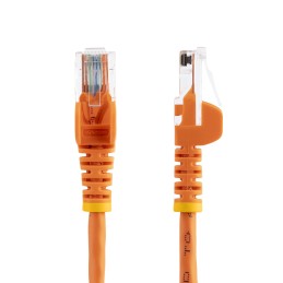 1 pcs - Startech Cat5e Male RJ45 to Male RJ45 Ethernet Cable, U/UTP, Orange PVC Sheath, 5m, CM Rated