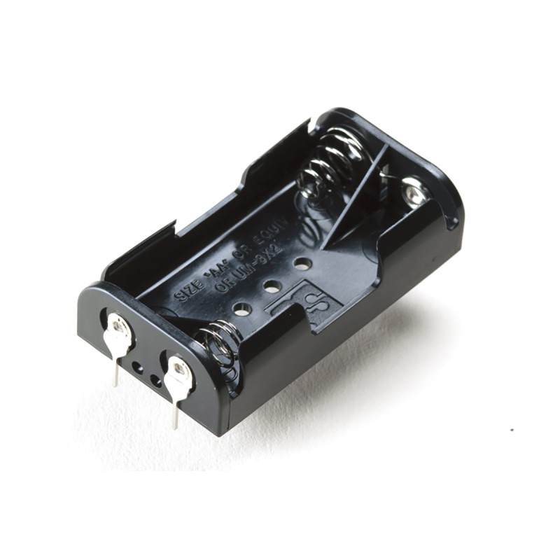 5 pcs - Takachi Electric Industrial AA Battery Holder, Button & Leaf Spring Contact