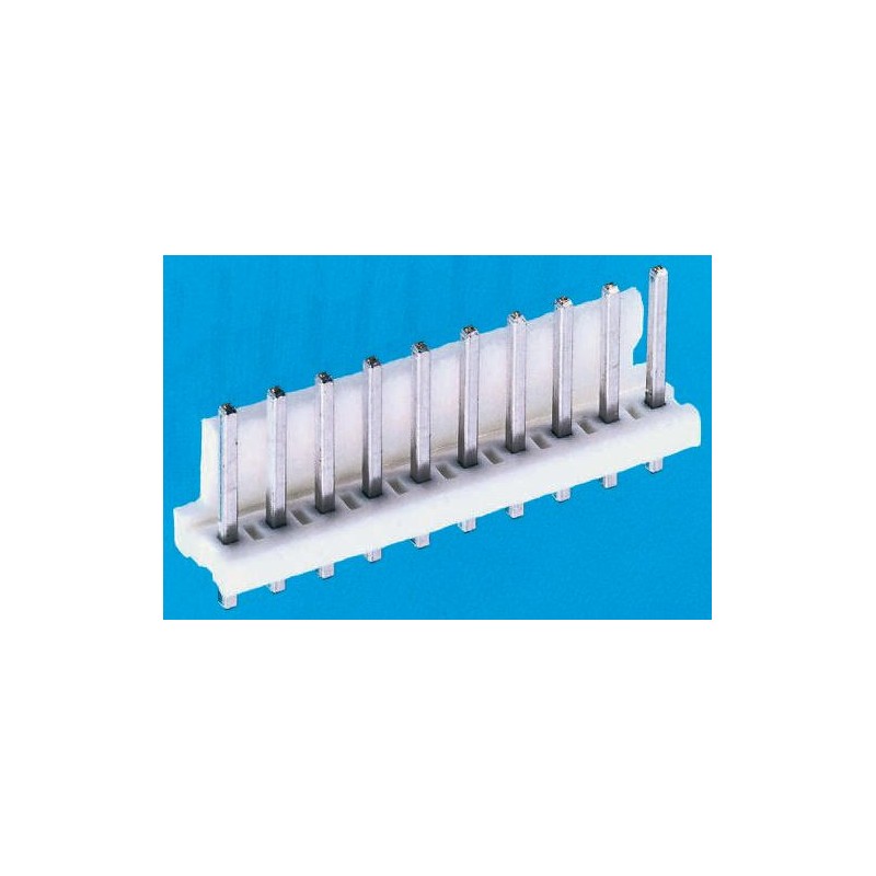 10 pcs - TE Connectivity MTA-156 Series Straight Through Hole Pin Header, 10 Contact(s), 3.96mm Pitch, 1 Row(s), Unshrouded