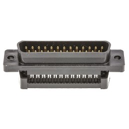 40 pcs - TE Connectivity Amplimite HDF-20 25 Way Right Angle Cable Mount D-sub Connector Plug, 2.77mm Pitch