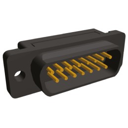 40 pcs - TE Connectivity Amplimite HDF-20 15 Way Right Angle Cable Mount D-sub Connector Plug, 2.77mm Pitch