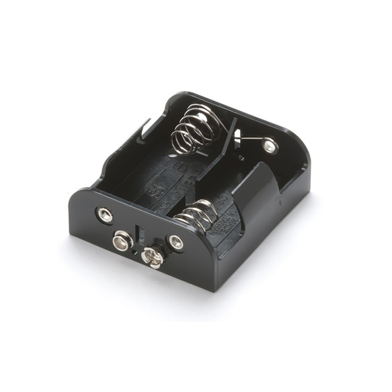 5 pcs - Takachi Electric Industrial C Battery Holder, Button & Leaf Spring Contact