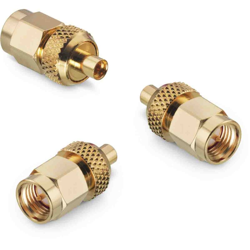 1 pcs - Wurth Elektronik Straight 50Ω Coaxial Adapter SMA Plug to MMCX Socket 6GHz