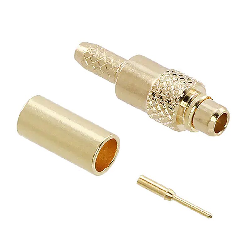 1 pcs - Samtec, jack MMCX Connector, 50Ω, Edge Mount Termination, Right Angle Body