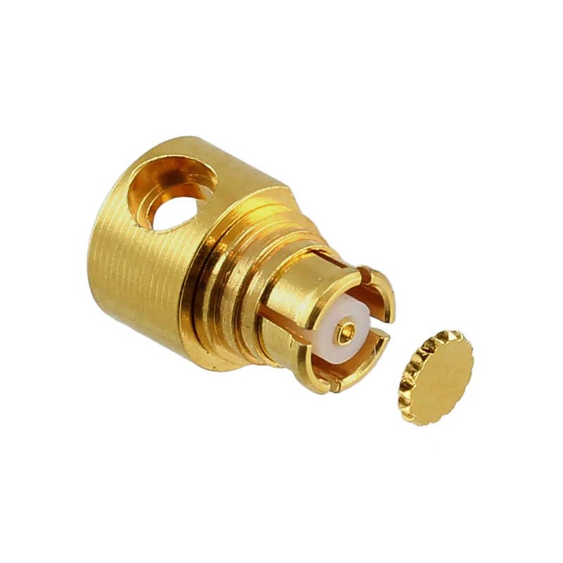 1 pcs - Molex 73300 Series, jack PCB Mount SMP Connector, 50Ω, Solder Termination, Right Angle Body