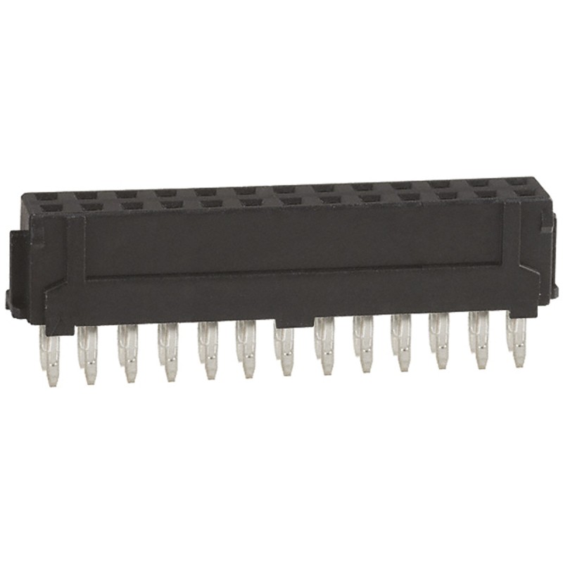 10 pcs - Hirose DF11 Series Straight Through Hole Mount PCB Socket, 26-Contact, 2-Row, 2.0mm Pitch, Solder Termination