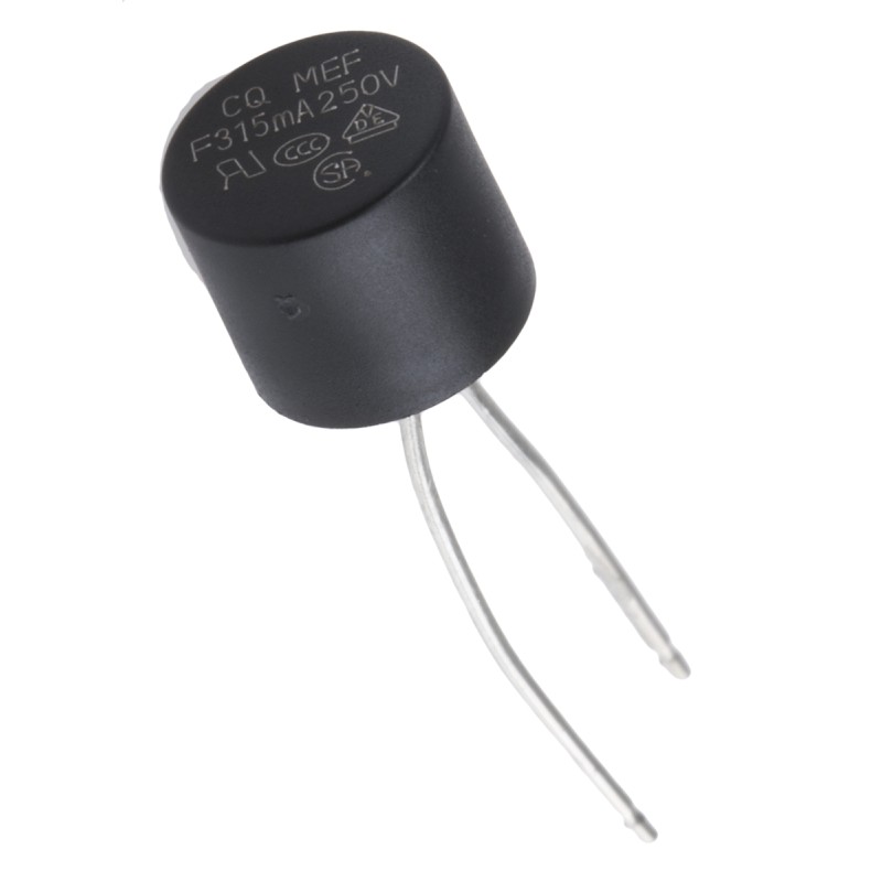 10 pcs - RS PROPC Board Non Resettable Fuse, Radial 315mA, 250V ac