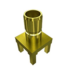 1 pcs - Samtec SMB7H Series, jack PCB Mount SMB Connector, 75Ω, Through Hole Termination, Right Angle Body