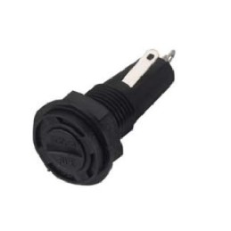 10 pcs - Eaton 10A Panel Mount Fuse Holder for 5 x 20mm Fuse, 250V ac