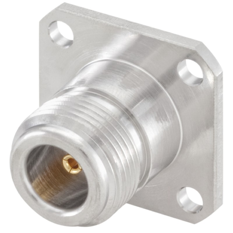 1 pcs - Rosenberger, jack Panel Mount N Connector, 50Ω, Solder Termination, Straight Body