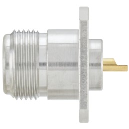 1 pcs - Rosenberger, jack Panel Mount N Connector, 50Ω, Solder Termination, Straight Body