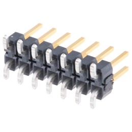 1 pcs - Samtec TSM Series Straight Surface Mount Pin Header, 14 Contact(s), 2.54mm Pitch, 2 Row(s), Unshrouded