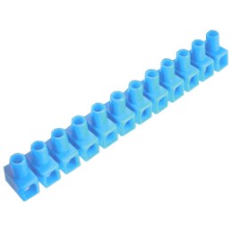 10 pcs - RS PRO Non-Fused Terminal Block, 12-Way, 24A, 14 AWG Wire, Screw Down Termination