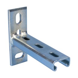 5 pcs - nVent CADDY Steel Slotted DIN Rail, C Compatible, 450mm x 45mm x 125mm